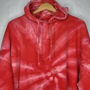 ⭐️2/$25⭐️ Red Tie Dye Hoodie